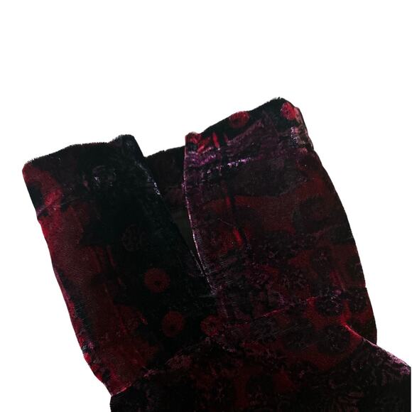 White Stag‎ Women’s One Button Paisley Velvet Cardigan - Picture 4 of 5